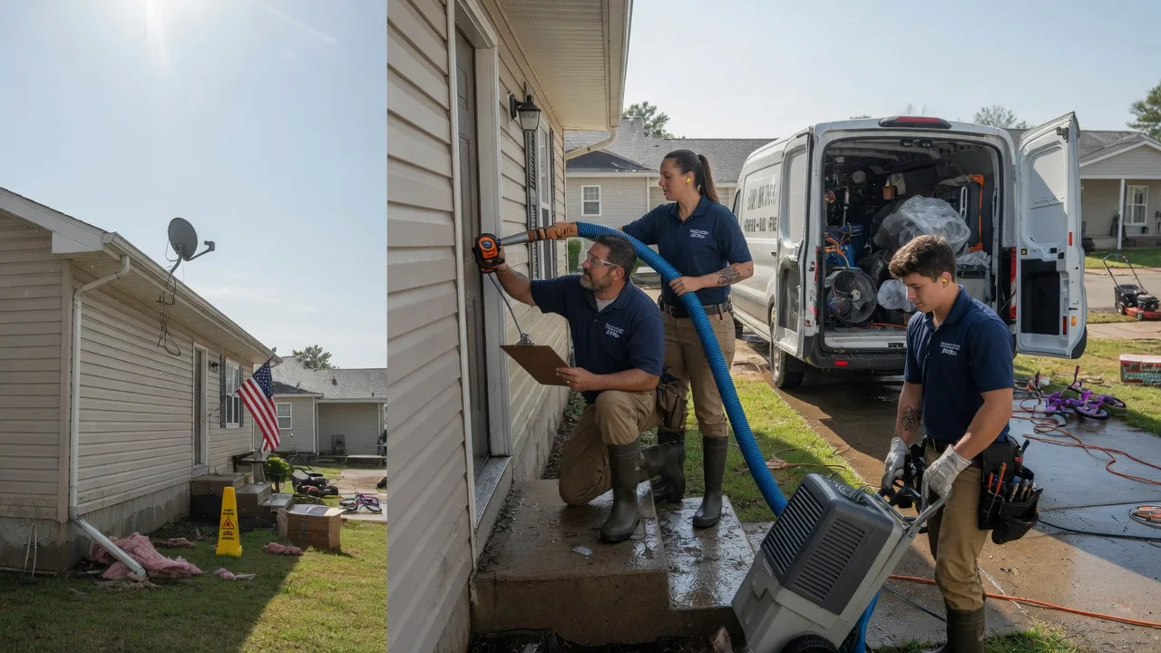 Ceiling Water Damage Restoration in Hugoton, KS near me